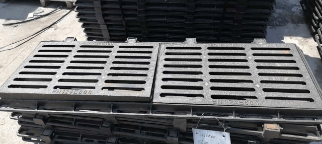 枞阳球墨铸铁连体双篦展示